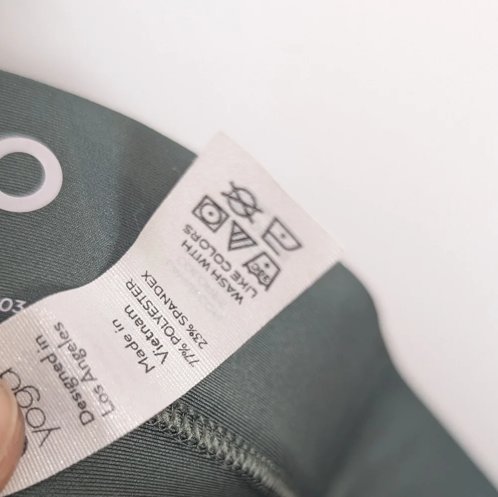 Alo Yoga Leggings Airlift Utility Pockets Green Sz Xxs